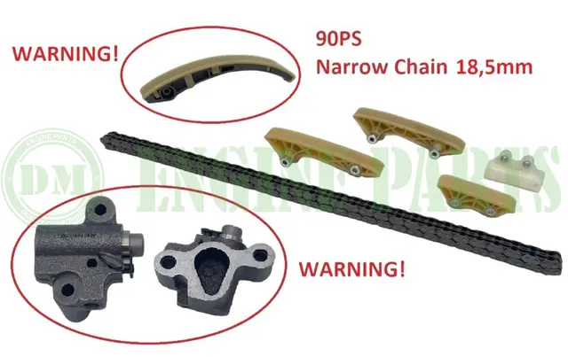 KIT CADENA S/E FORD D3FA/F4FA