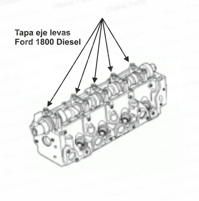 TAPA EJE LEVAS FORD 1.8 D