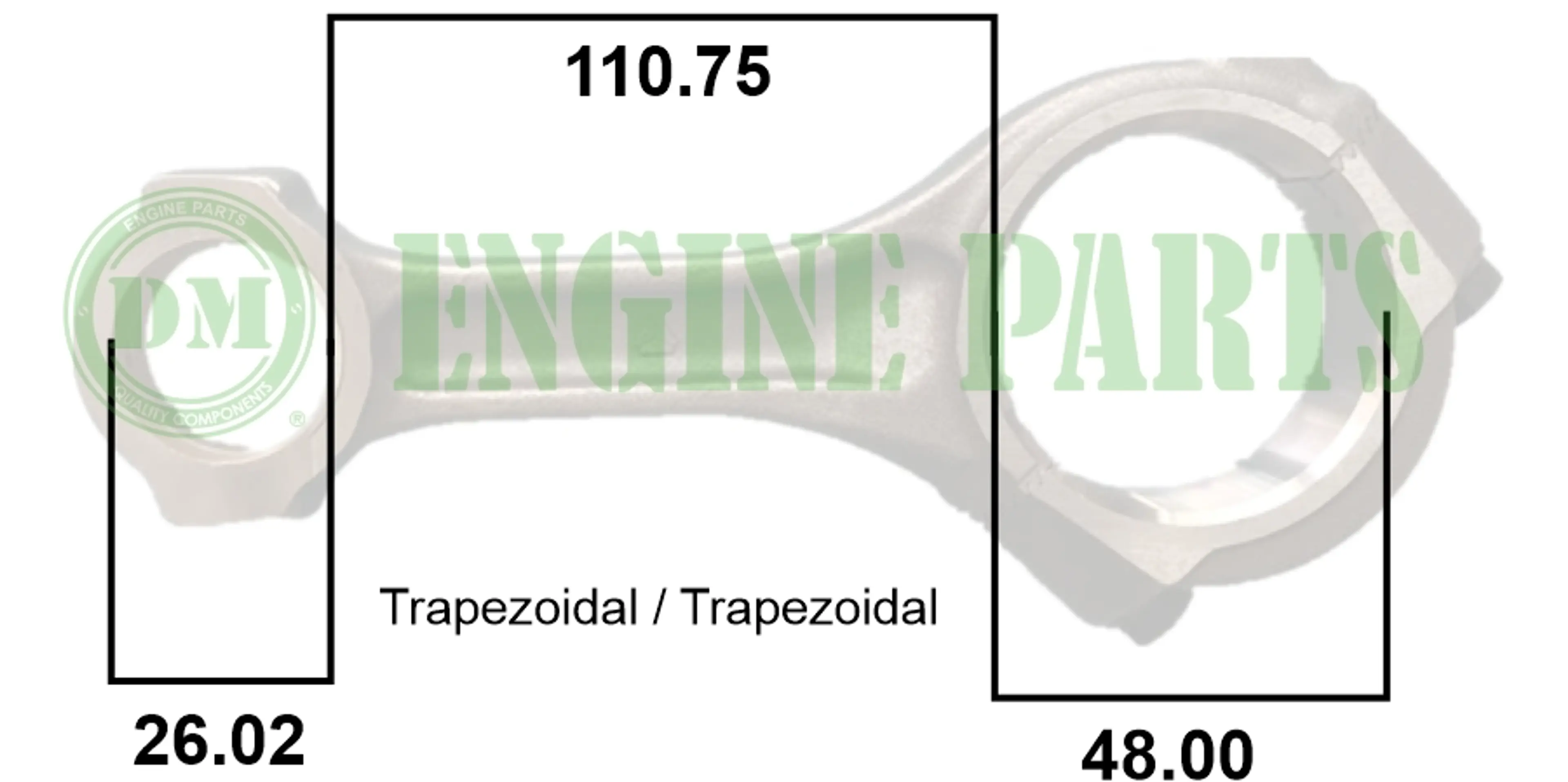 BIELA BMW/MINI/TOYOTA 1.6 N47C16