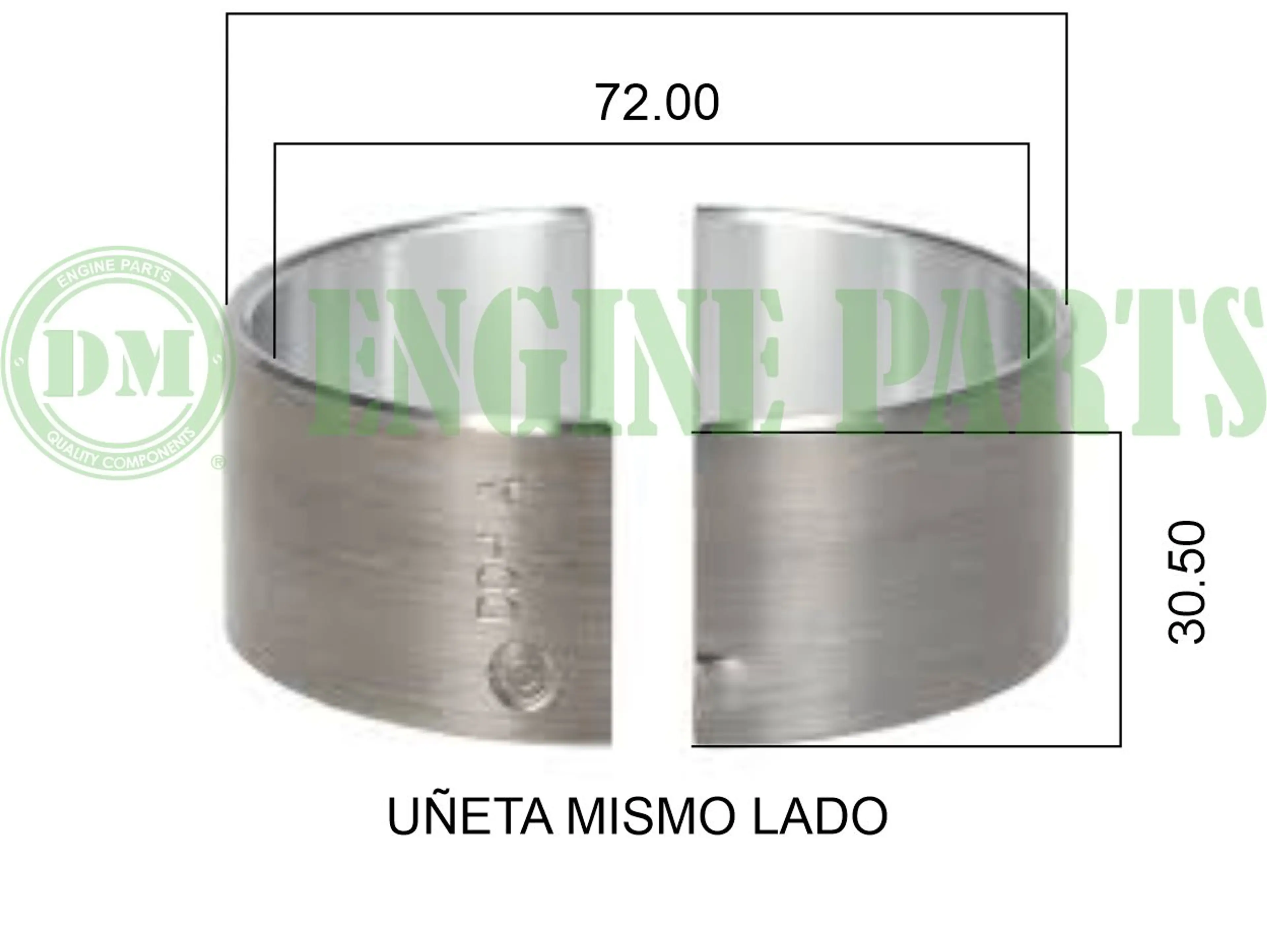C/BIELA STD ISUZU 4/6HK1 UÑ =